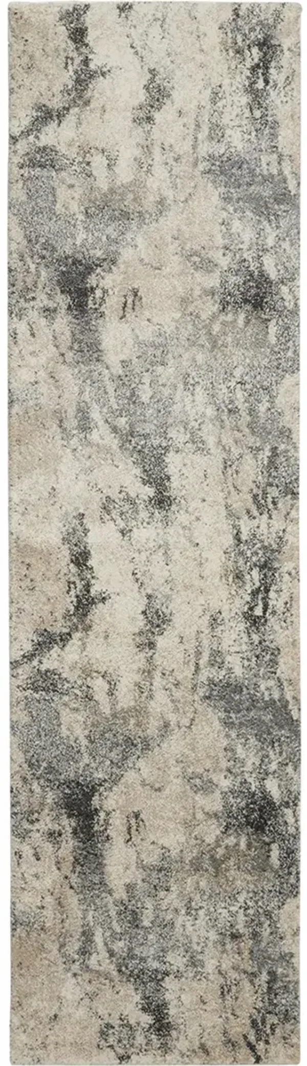 Fusion FSS16 Cream/Gray 2'2" x 7'6" Rug