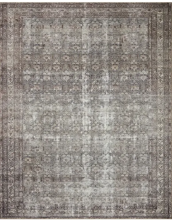 Georgie GER-10 Moss / Bark 2''6" x 7''6" Rug by Amber Lewis