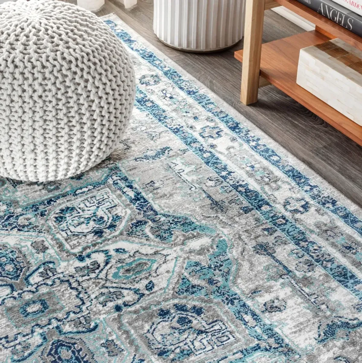 Jerica Modern Persian Vintage Medallion Area Rug