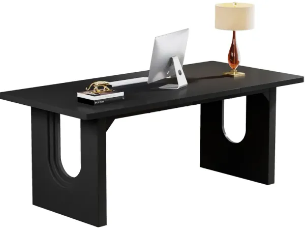Tribesigns Modern Executive Desk, 70.9" Large Office Computer Desk, Conference Table Meeting Room Table, Simple Workstation Business Furniture for Home Office