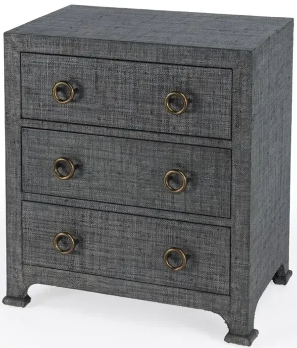 Butler Specialty Chatham Raffia Chest, Charcoal