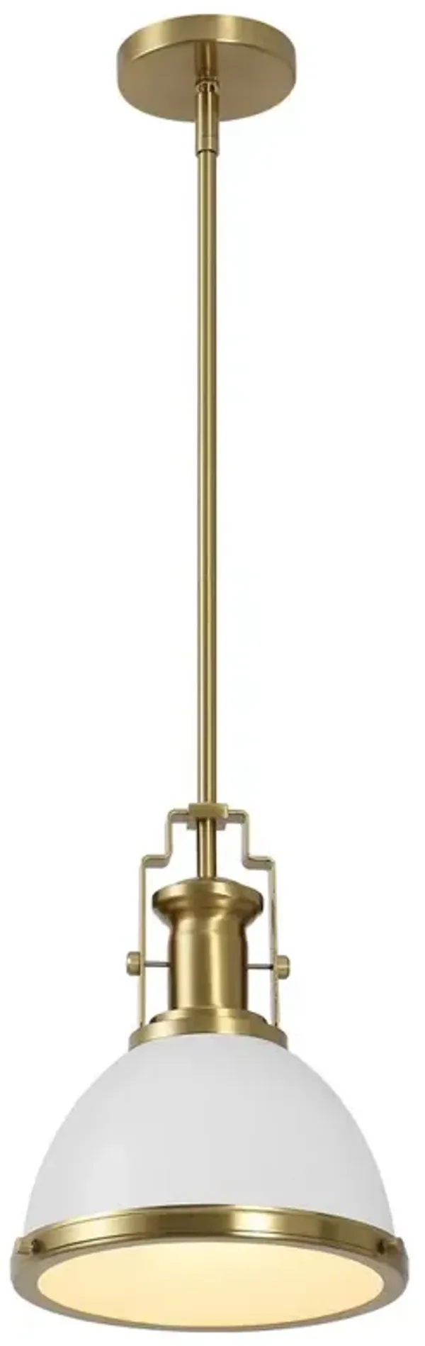 Homer Modern Industrial Iron LED Dome Pendant