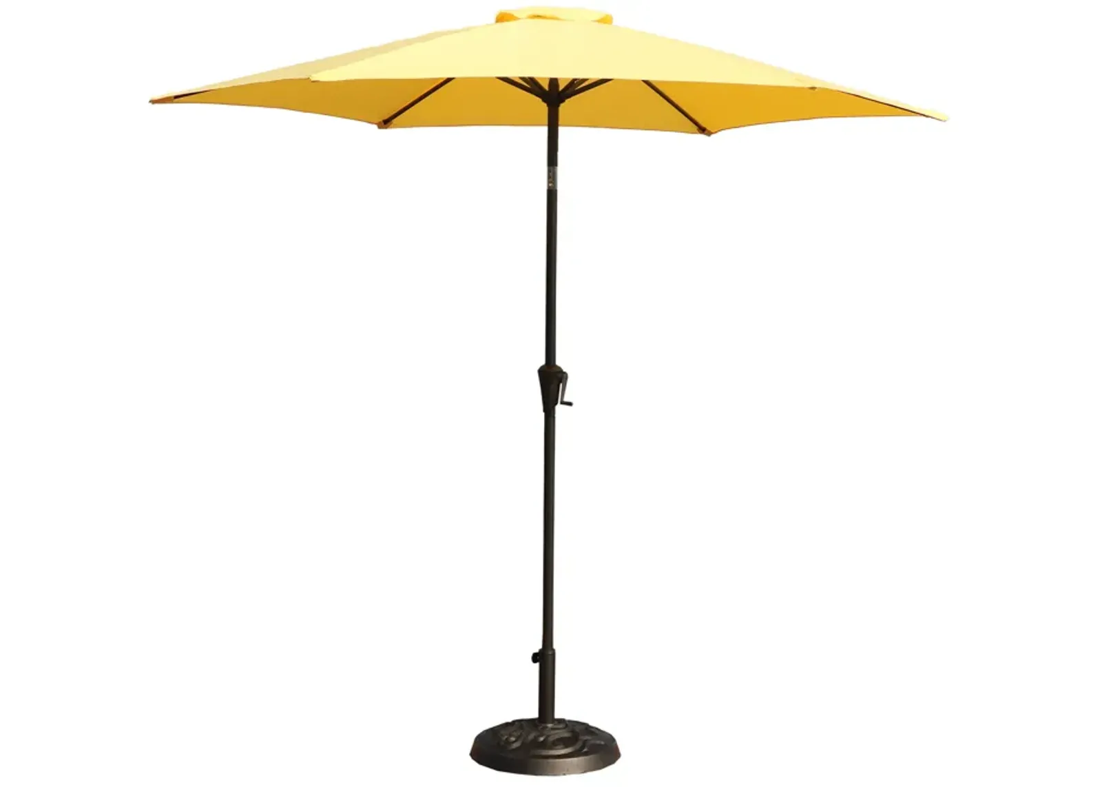 9' Pole Yellow Umbrella with Carry Bag