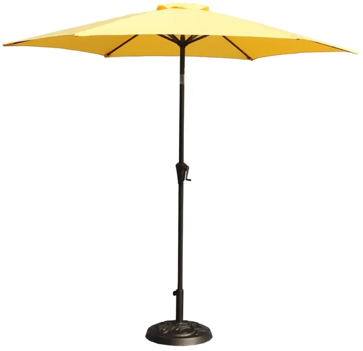 9' Pole Yellow Umbrella with Carry Bag