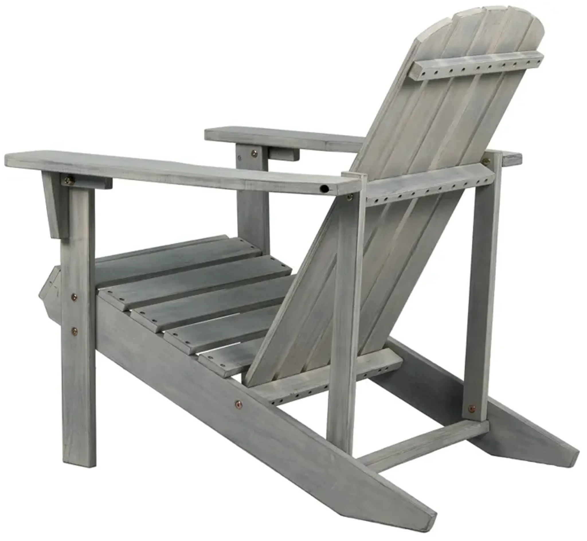 Westport Outdoor Patio Traditional Acacia Wood Adirondack Chair Mathis ...