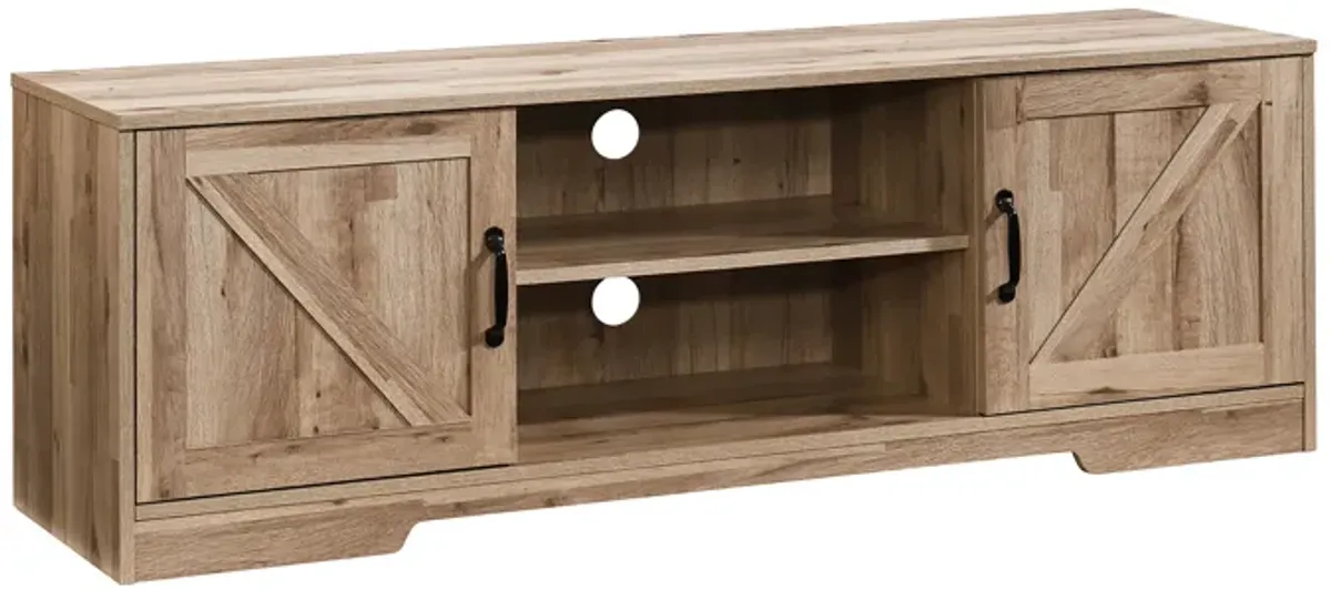 59 in. Wood TV Stand with 2 Storage Cabinets Fits TV's up to 59 in.