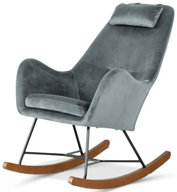 Ashcroft Furniture Co Chelsea Velvet Rocking Chair