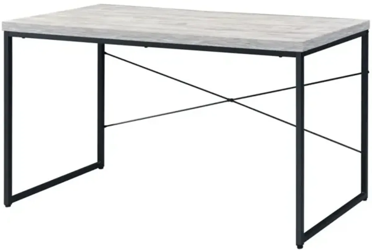 Jurgen Desk, White & Black 92915