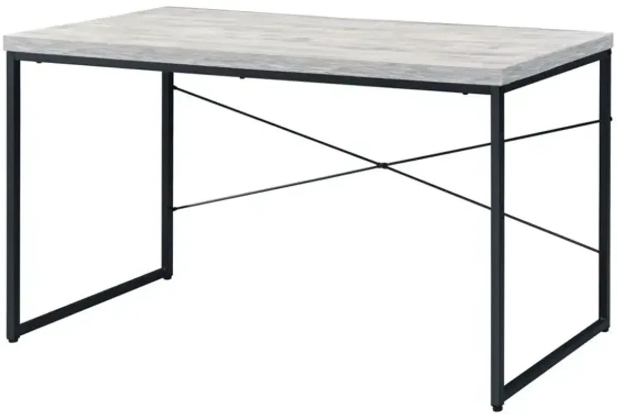 Jurgen Desk, White & Black 92915