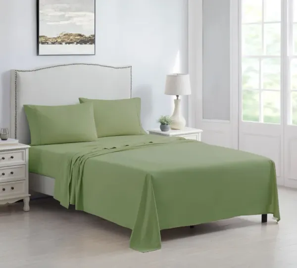 Kathy Ireland 4 Piece Brushed Microfiber Sheet Set