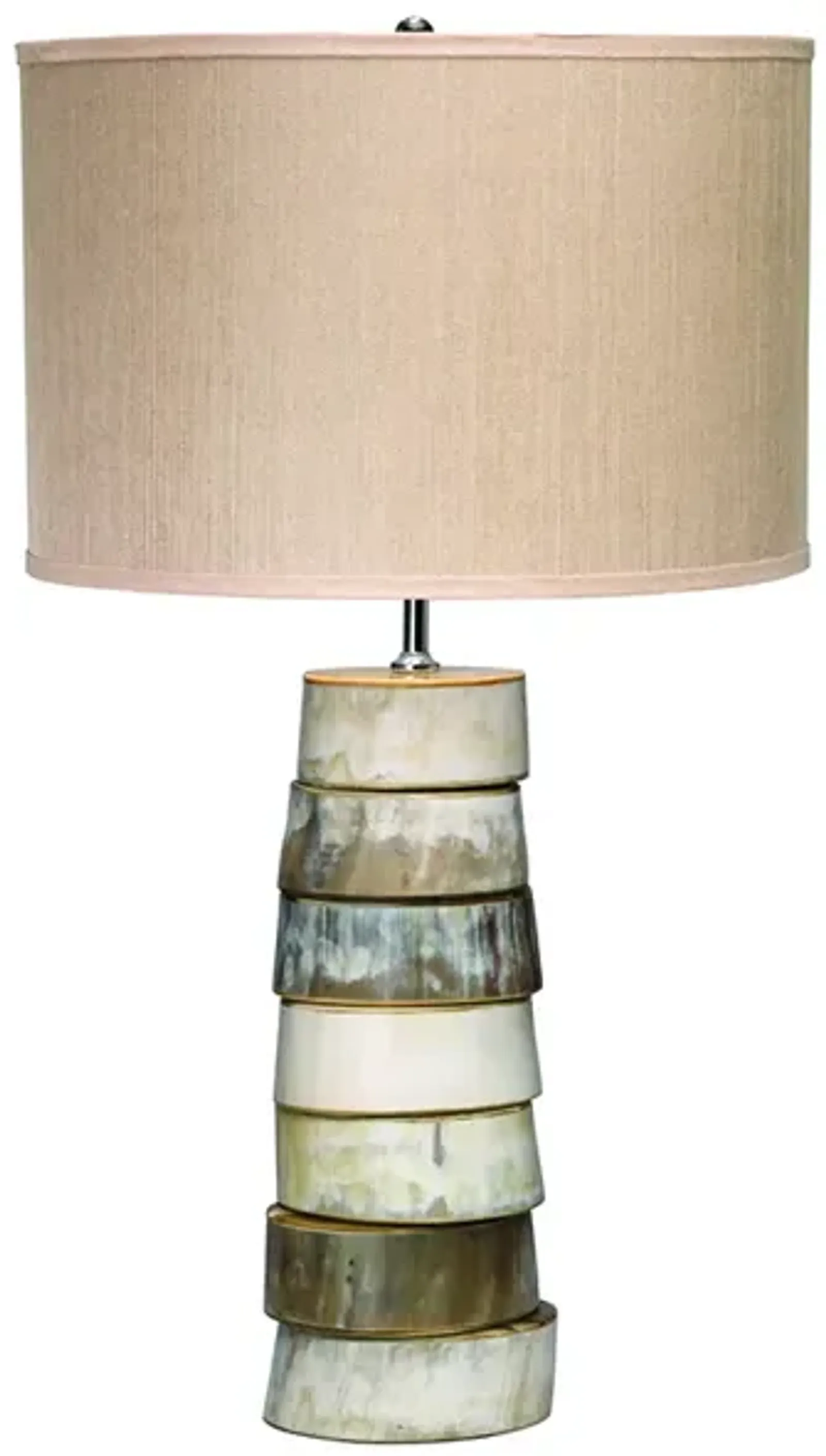 Stacked Horn Table Lamp