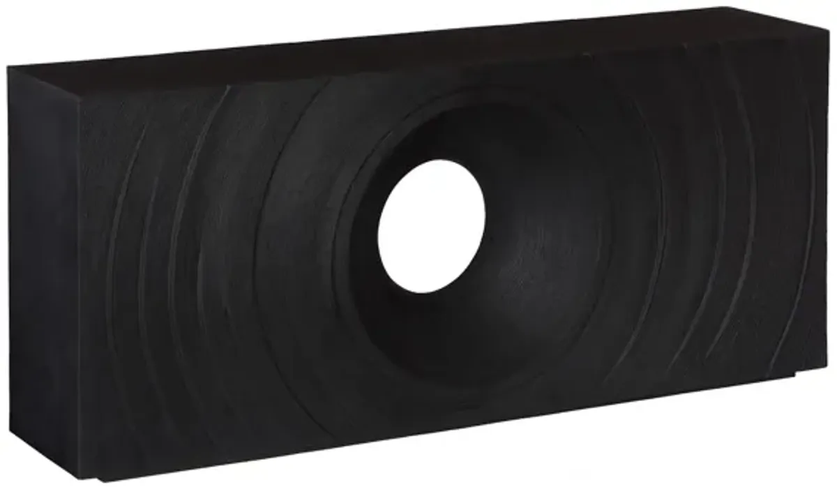 Void Console Table in Black