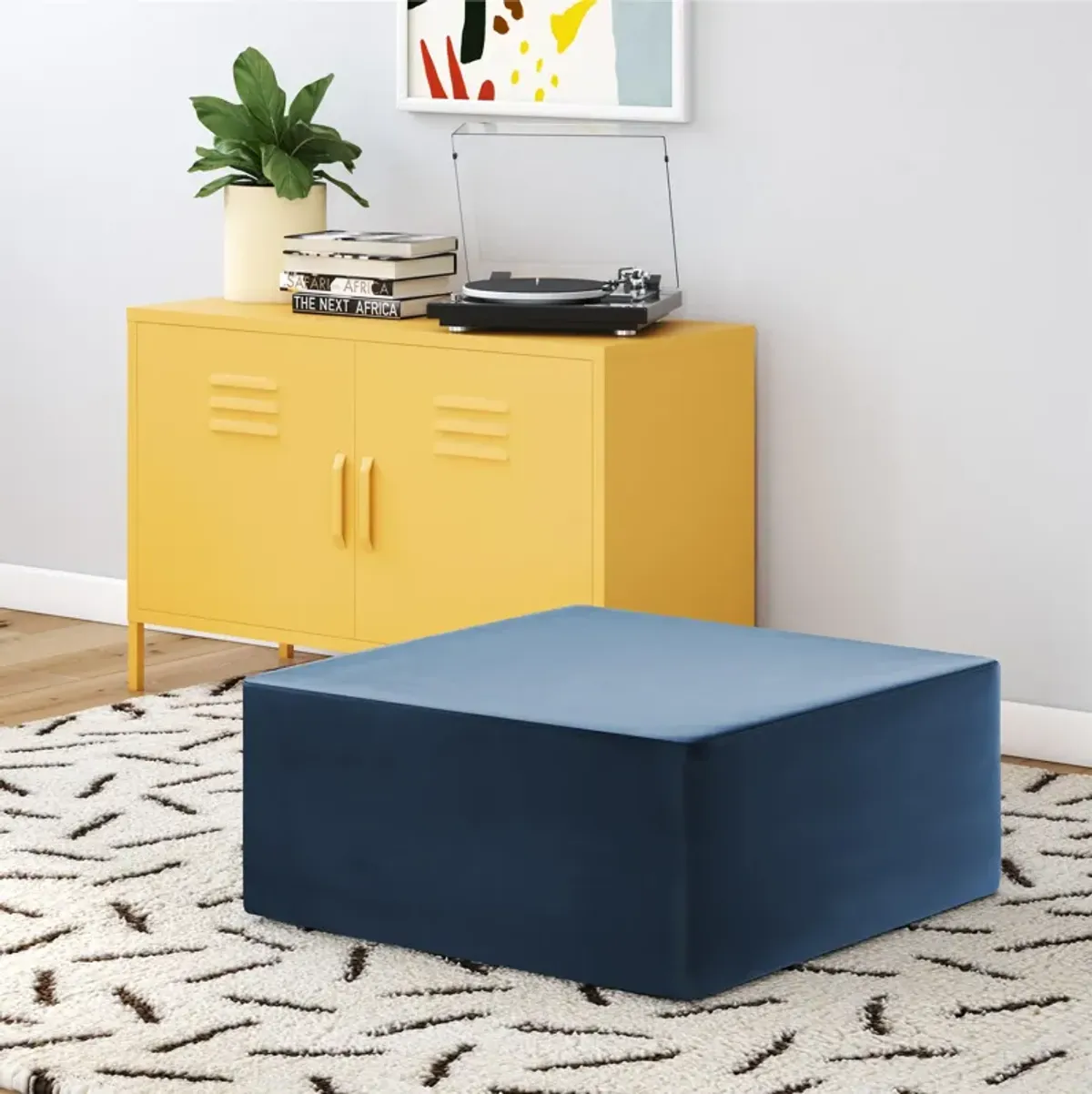 Novogratz The Flower Kids Ottoman Pouf