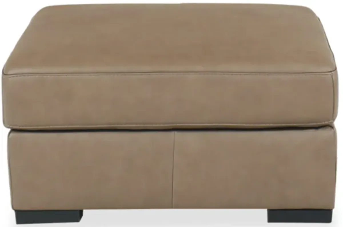 Ashley|Veronella Upholstery|Veronella Oversized Ottoman|Leather, Ottoman