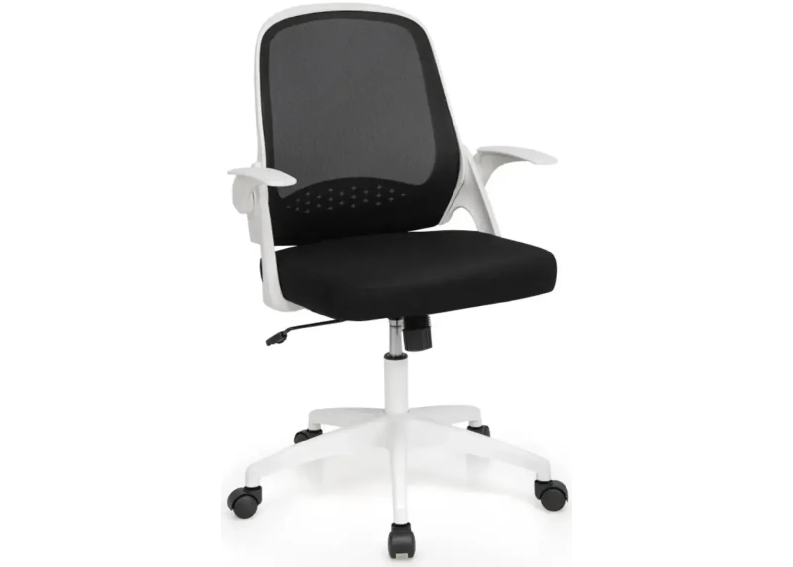 Hivvago Adjustable Mesh Office Chair Rolling Computer Desk Chair with Flip-up Armrest