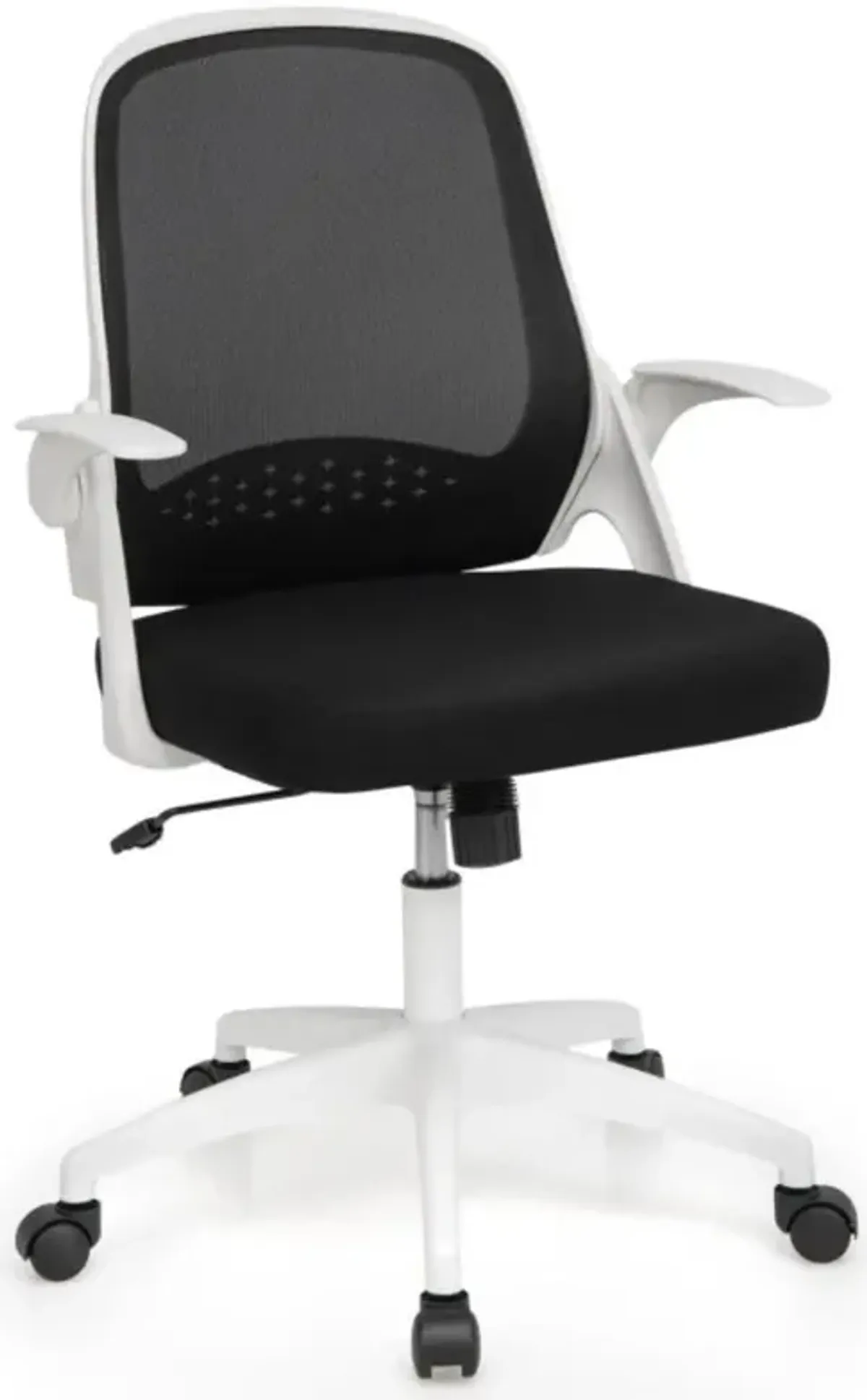 Hivvago Adjustable Mesh Office Chair Rolling Computer Desk Chair with Flip-up Armrest