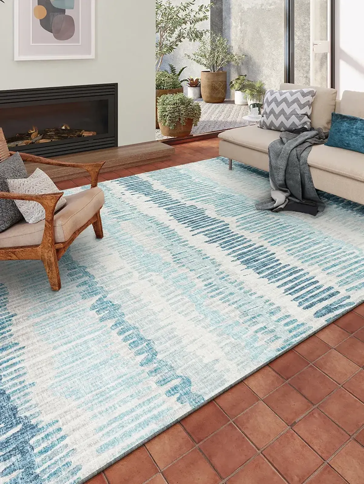 Winslow WL4 Sky 10' x 14' Rug