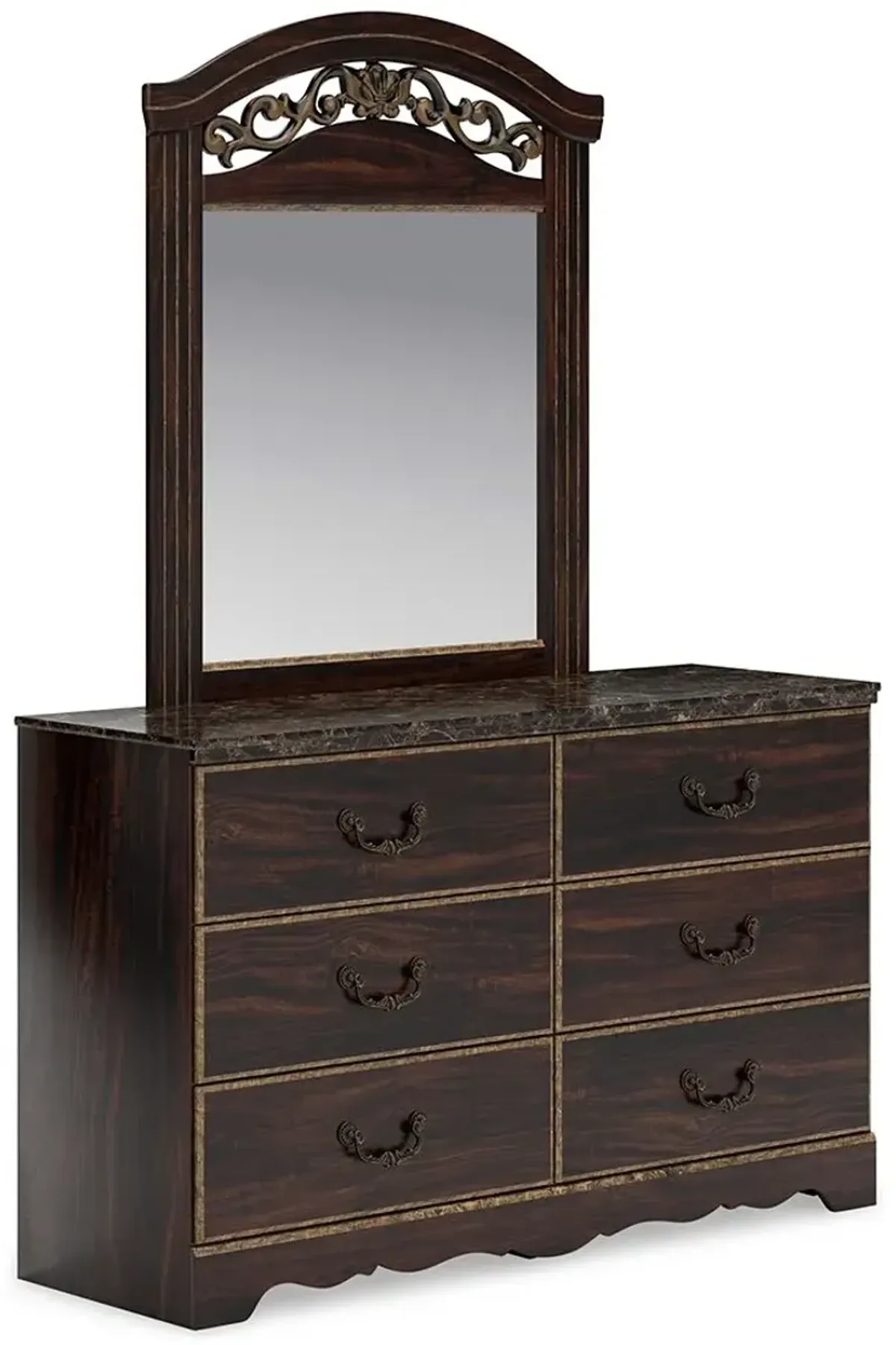 Glosmount Dresser and Mirror