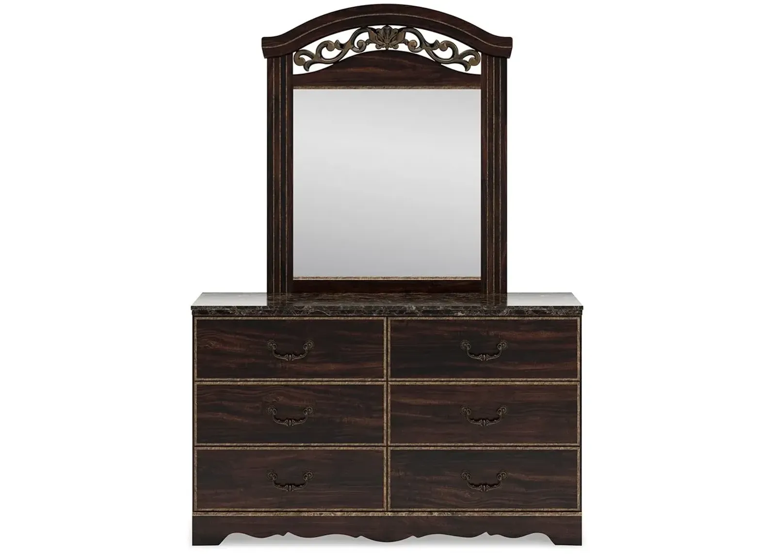 Glosmount Dresser and Mirror