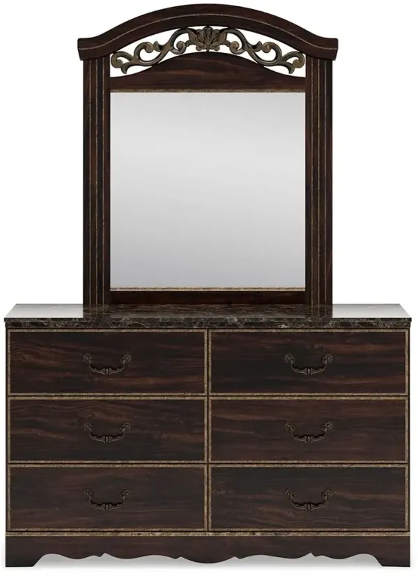 Glosmount Dresser and Mirror