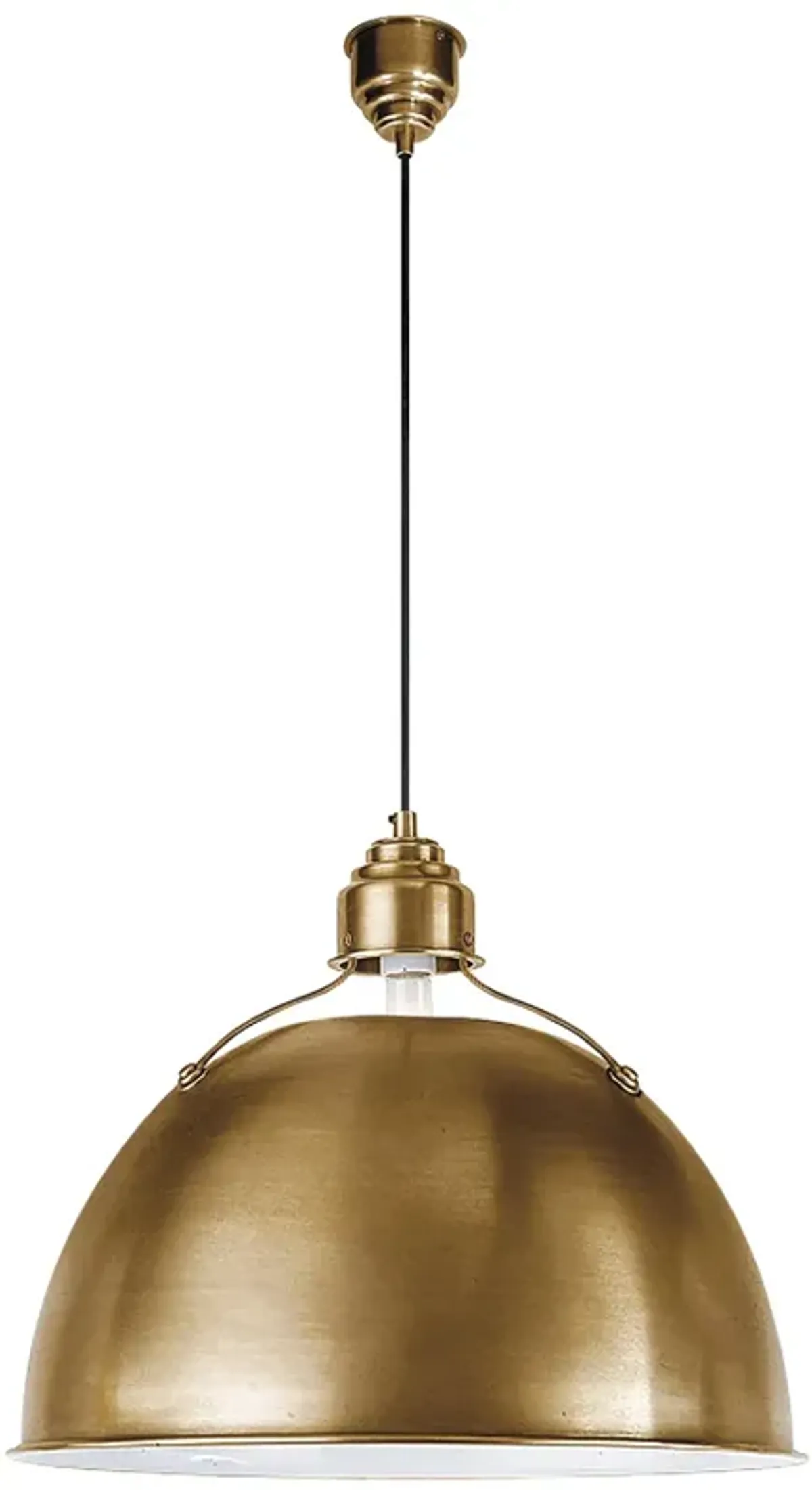 Eugene Large Brass Pendant