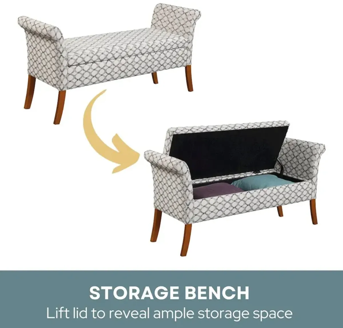 Convience Concept, Inc. Designs4Comfort Garbo Storage Bench