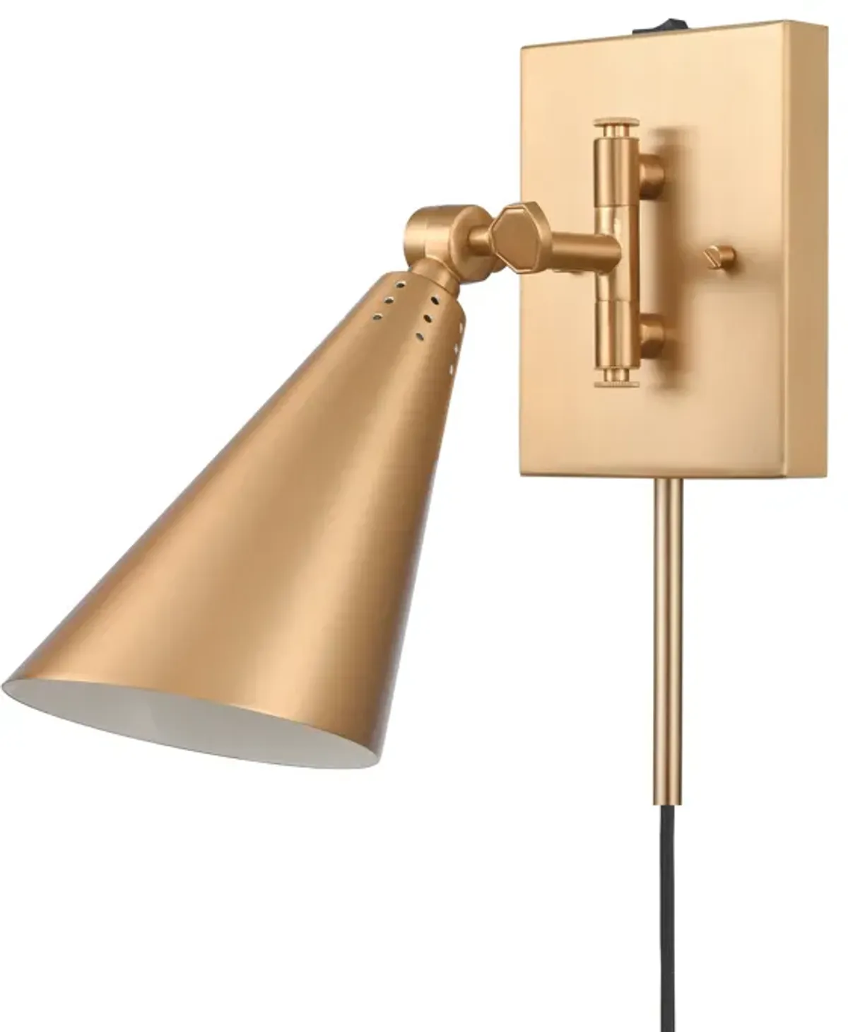 Whitmire 10.25'' High 1-Light Gold Sconce