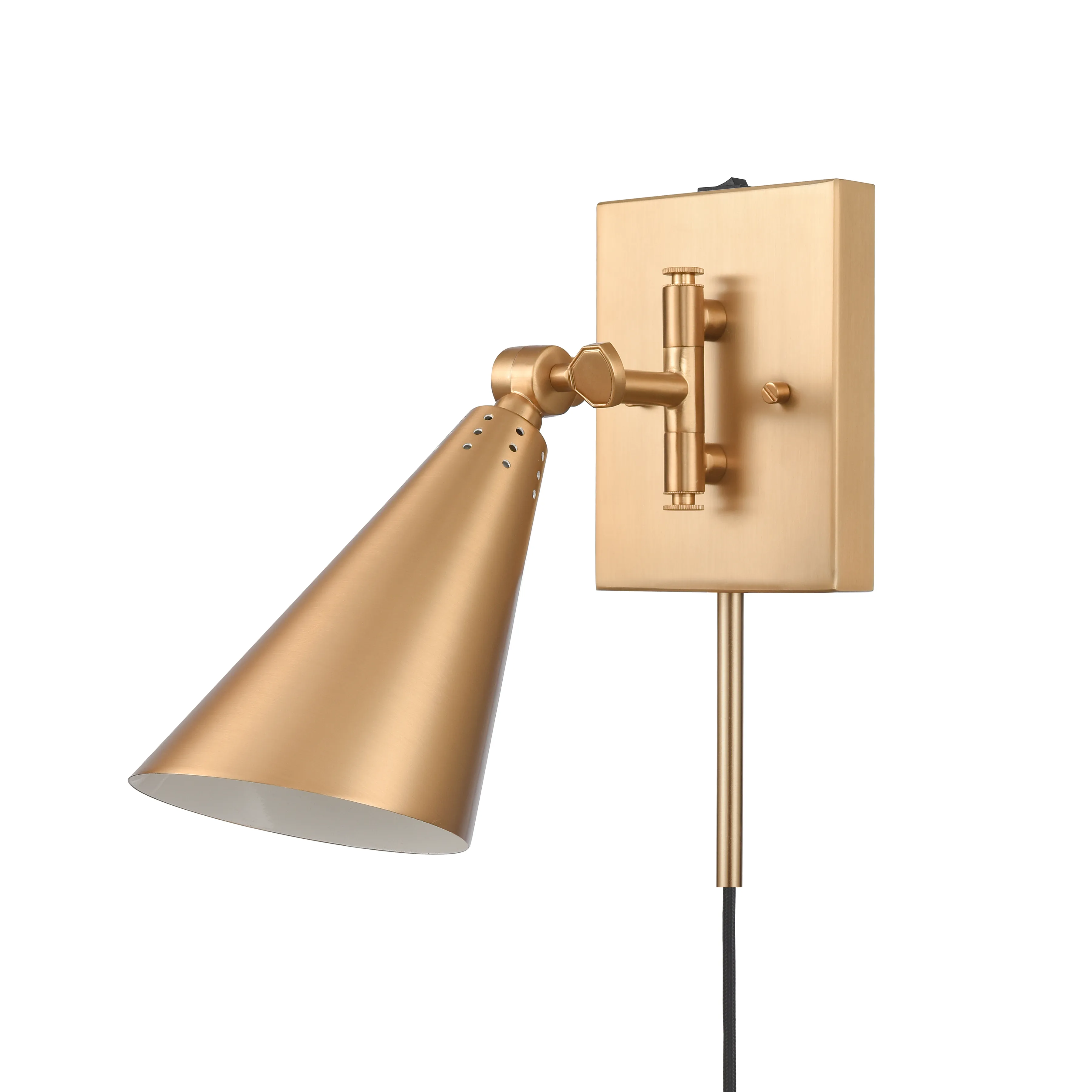 Whitmire 10.25'' High 1-Light Gold Sconce