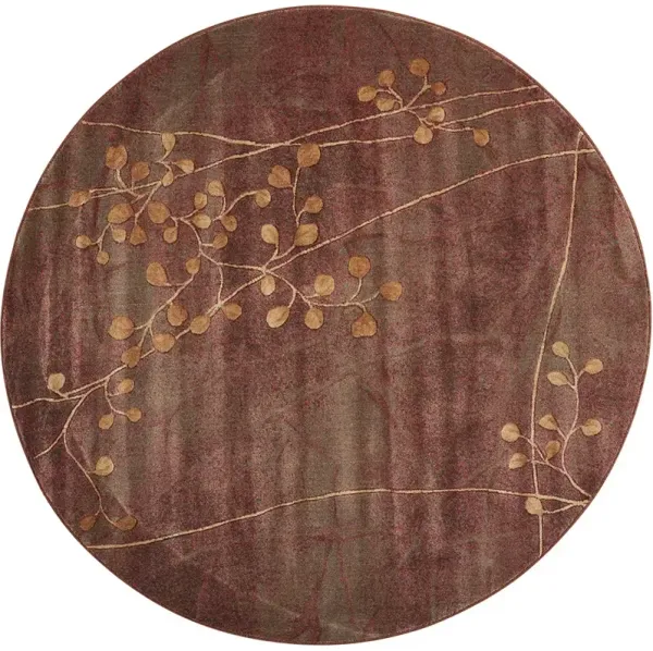 Somerset ST74 Multicolor 5'6" x Round Rug