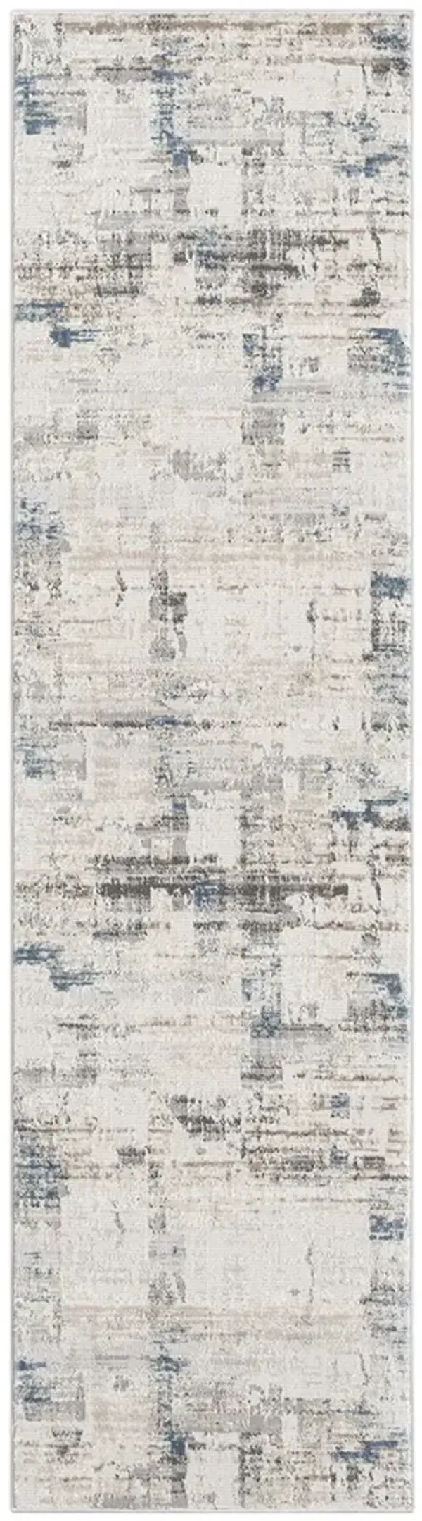 CK022 Infinity IFN06 Ivory/Gray/Blue 2'2" x 7'6" Rug