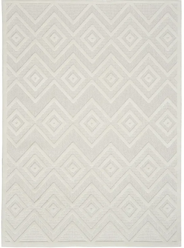Versatile NRV01 Ivory/White 4' x 6' Rug