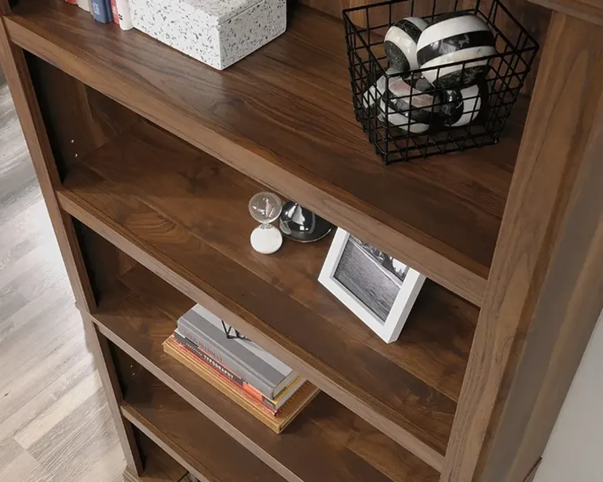 5 Shelf Bookcase In Walnut