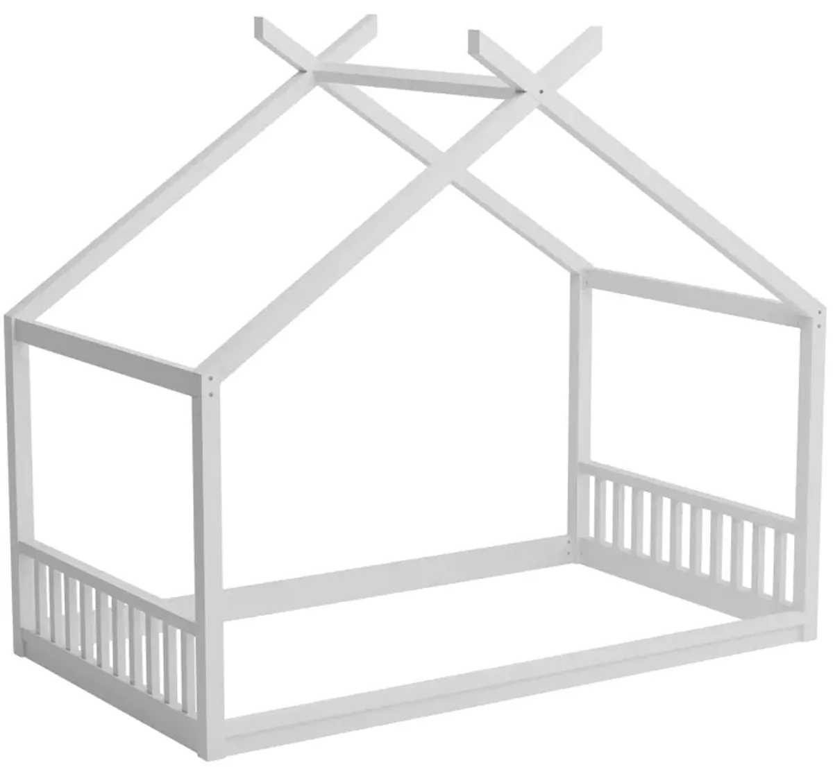Merax Montessori Style House Floor Bed