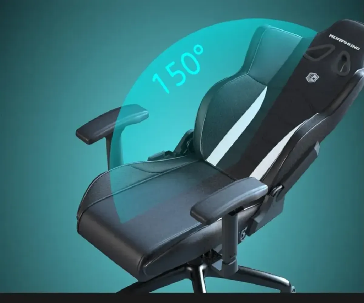 Morphling Heavy Duty Gaming Chair for Adults and 300LBS Reinforced Base,Thickened Seat Cushion, Adjustable Armrest, Enlarge and Widen Ergonomic Office Computer Chair (C-L20B)