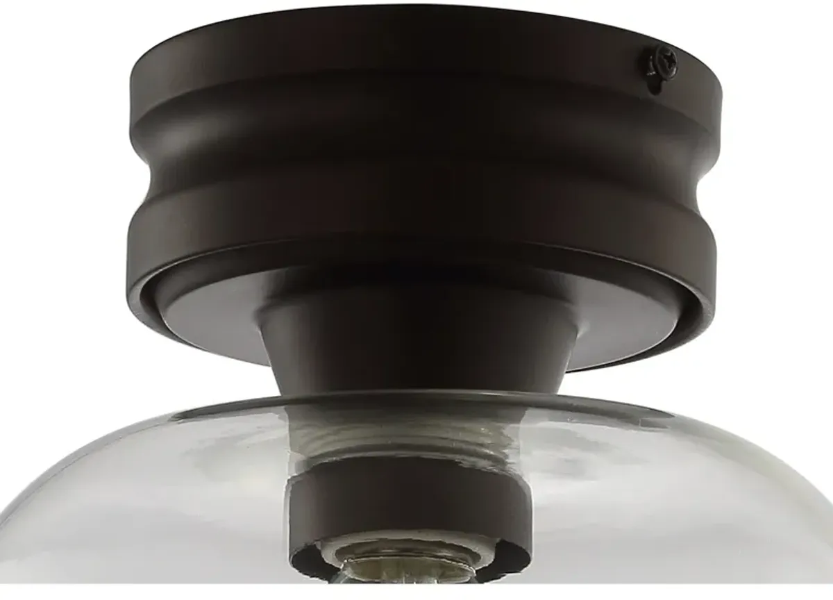 Domenic Metal/Glass LED Flush Mount