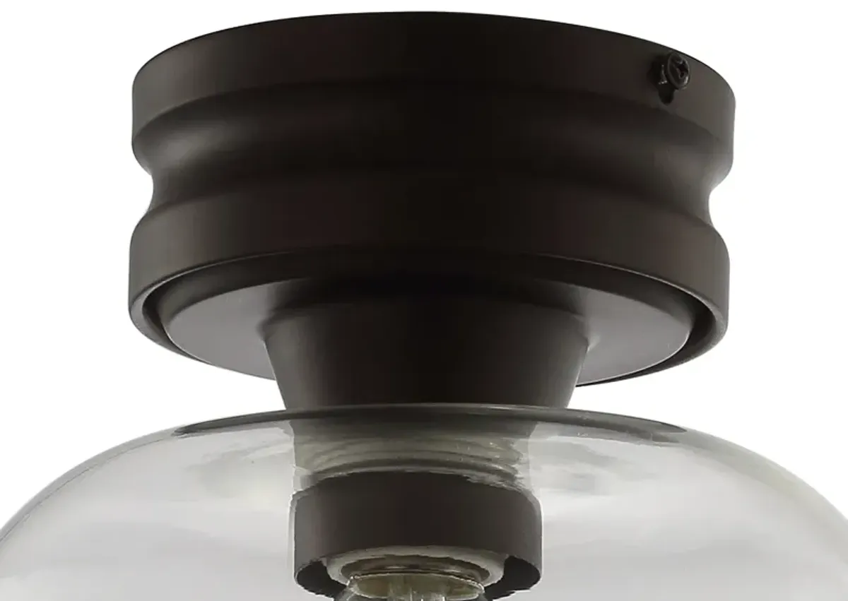 Domenic Metal/Glass LED Flush Mount