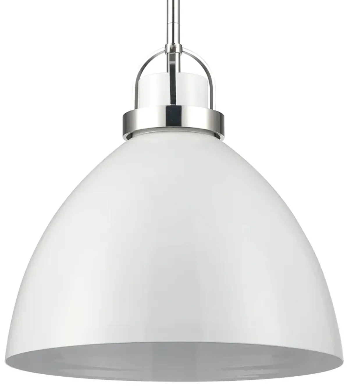 Somerville 12'' Wide 1-Light White Pendant