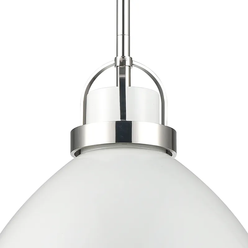 Somerville 12'' Wide 1-Light White Pendant