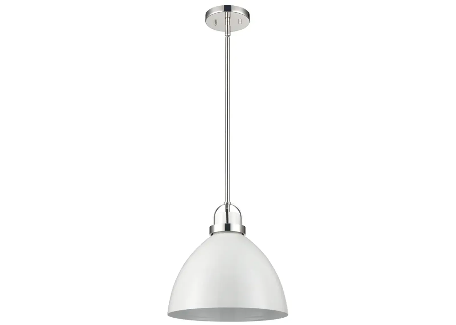 Somerville 12'' Wide 1-Light White Pendant