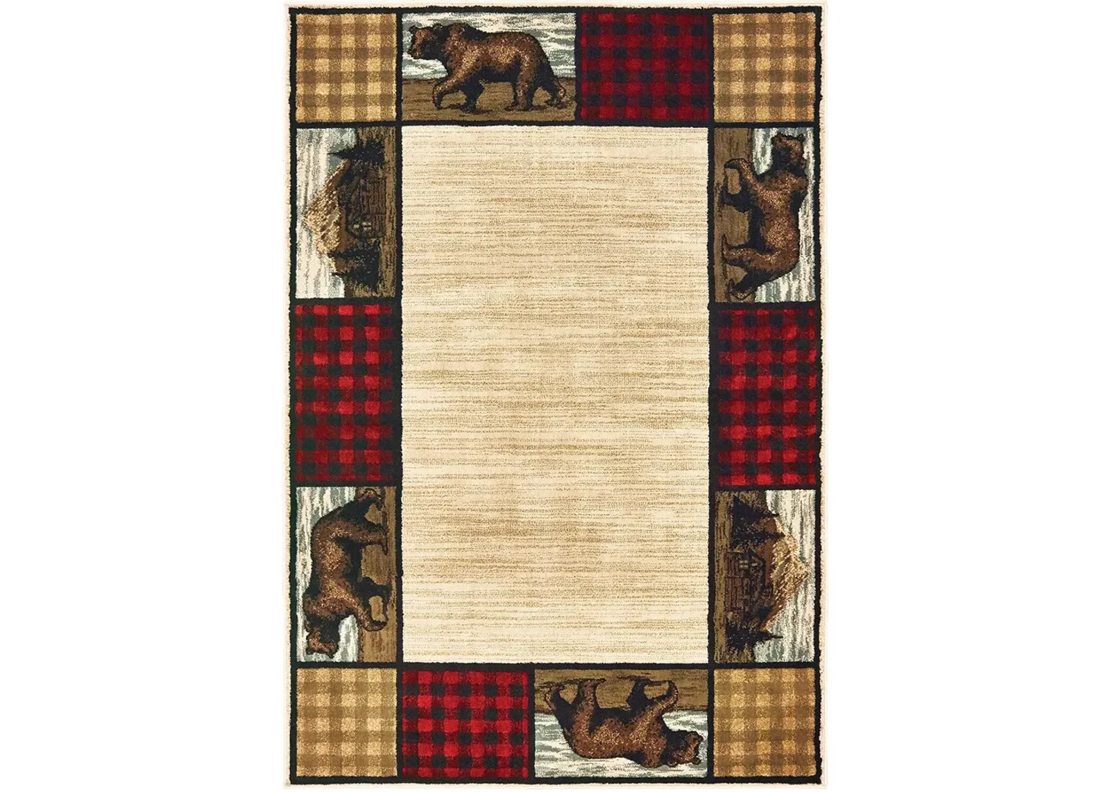 Woodlands 6'7" x 9'2" Ivory Rug