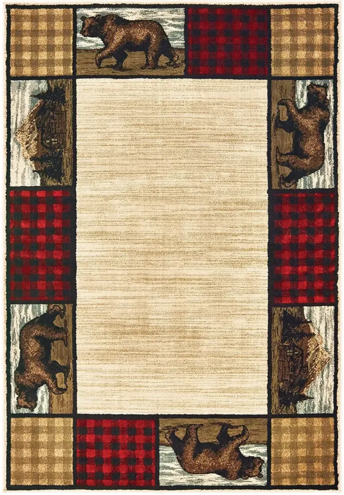 Woodlands 6'7" x 9'2" Ivory Rug