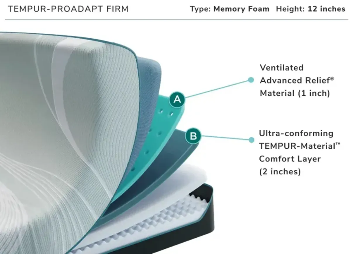 Tempur Pedic Pro-adapt Firm King Mattress