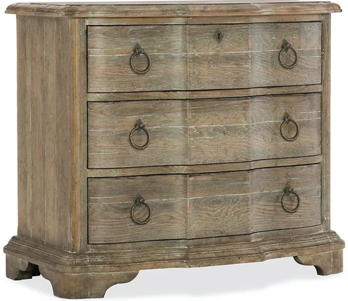 Boheme Bastogne Three-drawer Nightstand