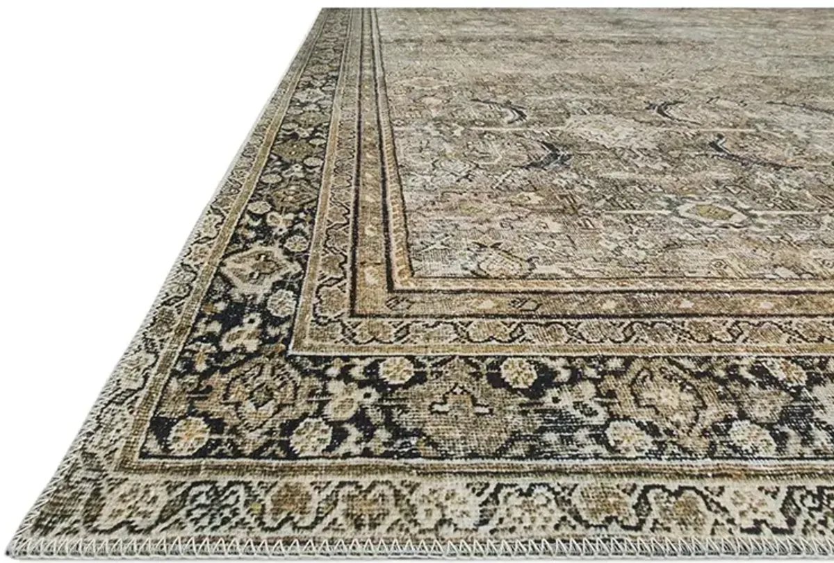 Layla LAY03 Olive/Charcoal 5' x 7'6" Rug by Loloi II