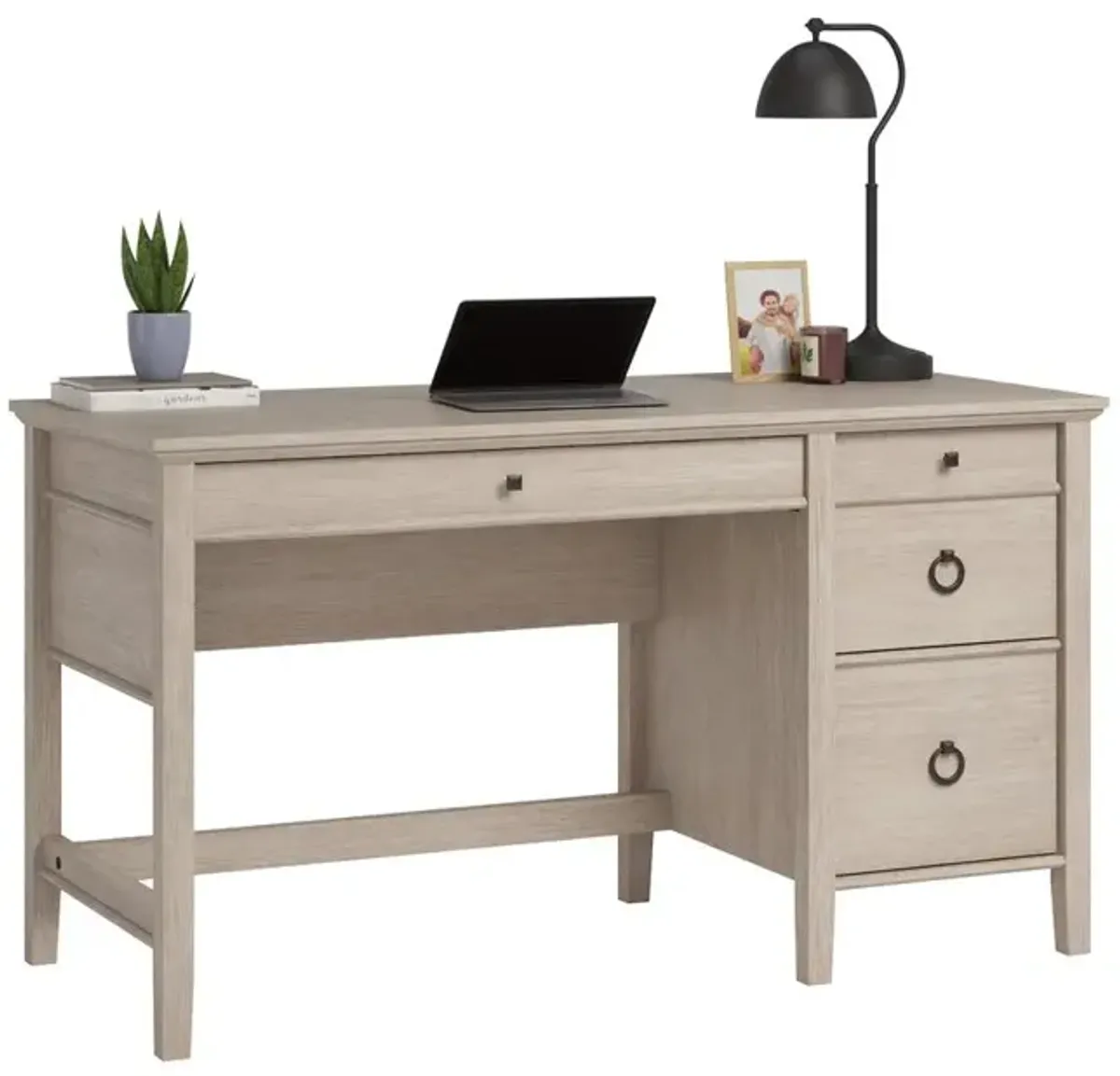 Sauder East Adara Single Ped Desk Co