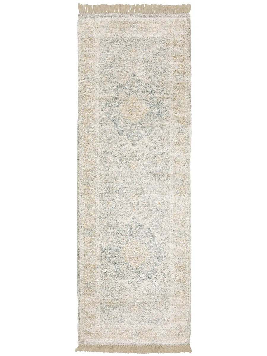 Malabar 2'6" x 8' Grey Rug