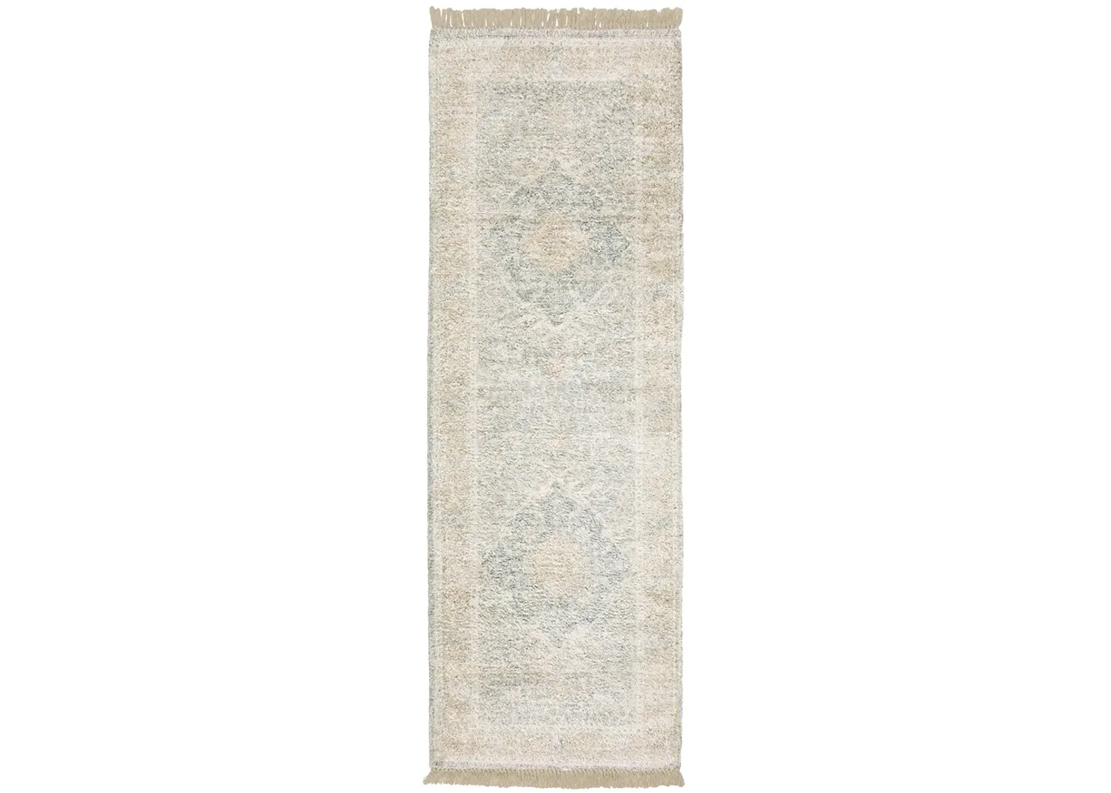 Malabar 2'6" x 8' Grey Rug