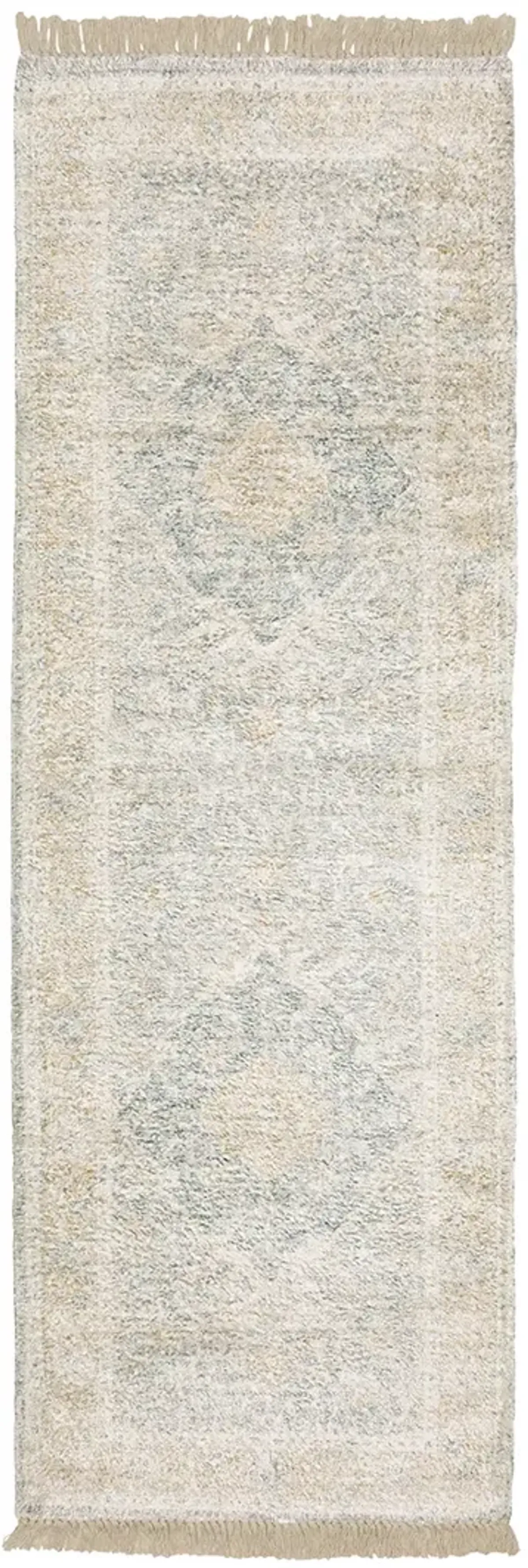 Malabar 2'6" x 8' Grey Rug