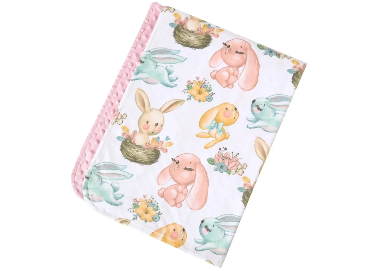 Honey Lemonade - Premium Baby & Toddler Minky Blanket (Bunnies)