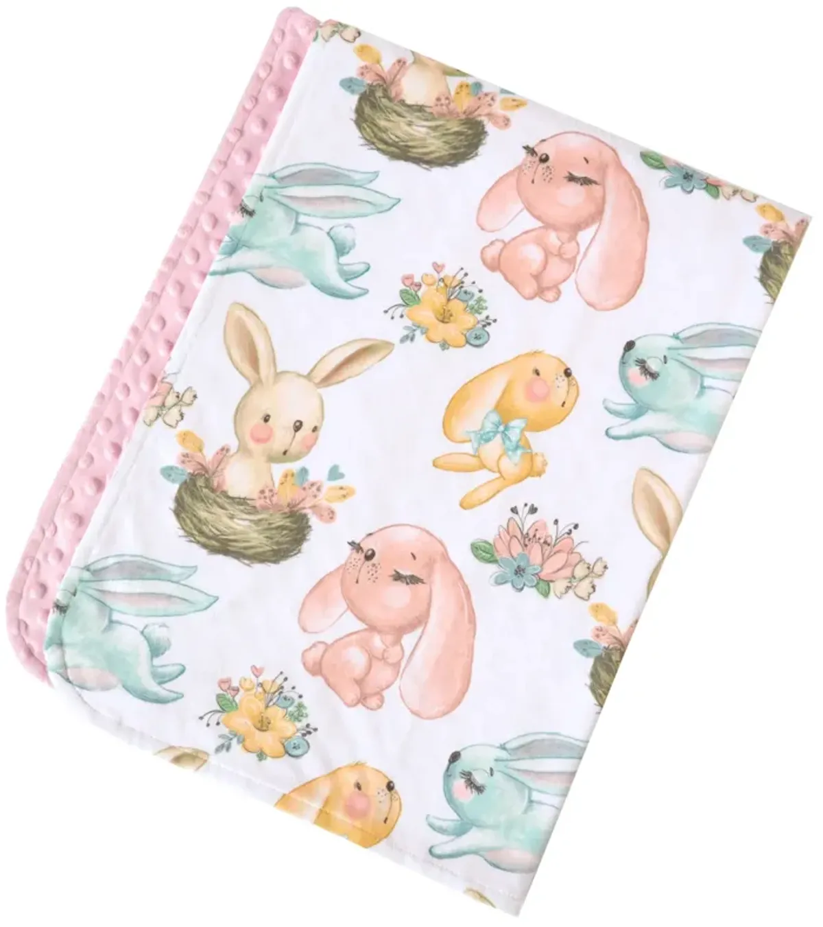 Honey Lemonade - Premium Baby & Toddler Minky Blanket (Bunnies)